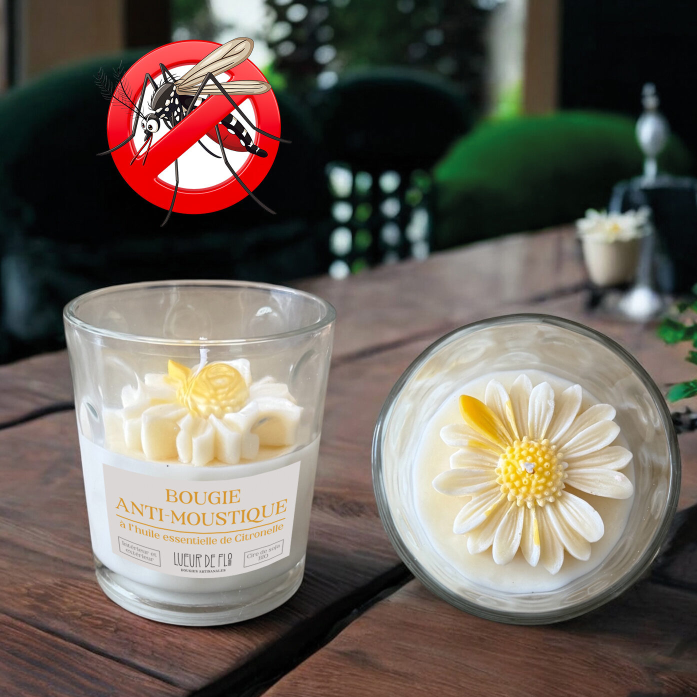 Bougie à la citronnelle