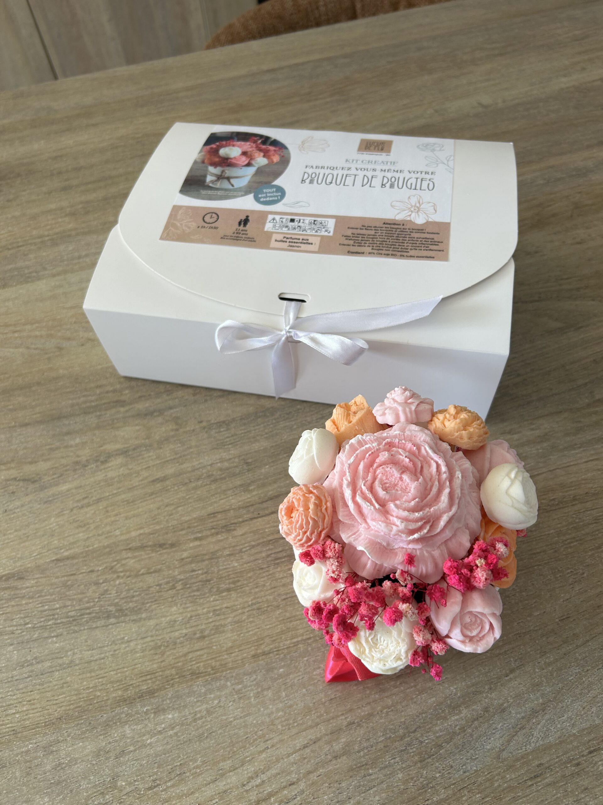 Coffret DIY - Bouquet de bougies parfumées