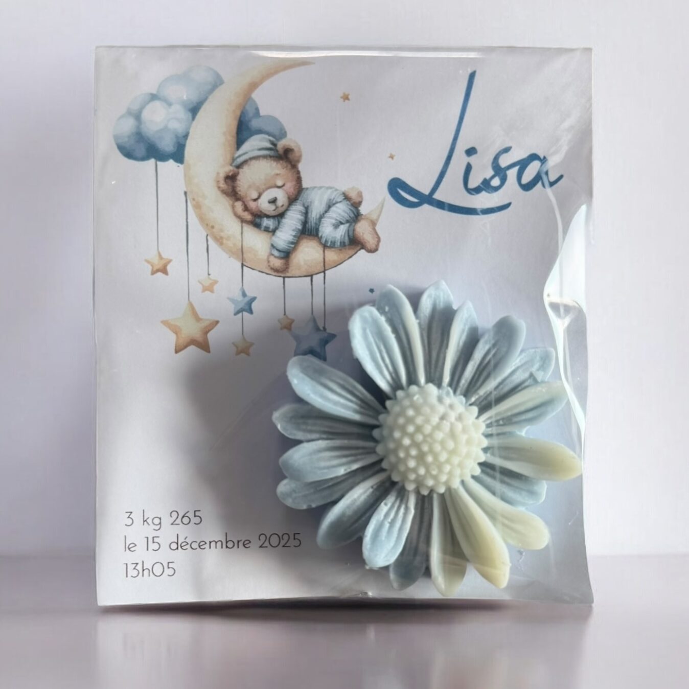 Carton ours lune marguerite 1
