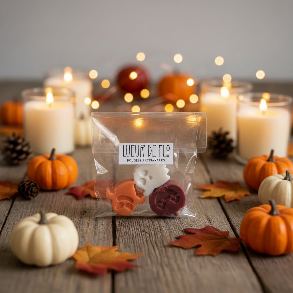 Fondants fantômes halloween parfumés