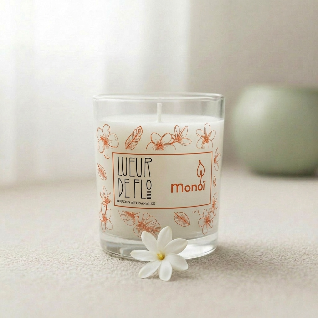 Bougies Bio parfumées Monoï